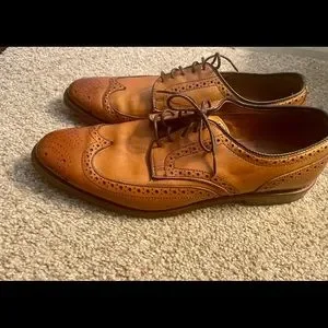 Allen Edmonds- Stuttgart Handcrafted in the USA 8.5 Allen Edmonds Stuttgart Wingtip Oxford Black Leather Dress  main image 4